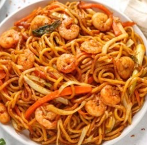 エビ焼きうどん Prawn Chowmin