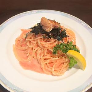 明太子クリームパスタ