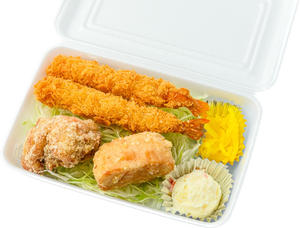 からあげエビフライ弁当