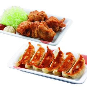 15【おつまみ・おかずに】丸源餃子+おいしいからあげコンビ