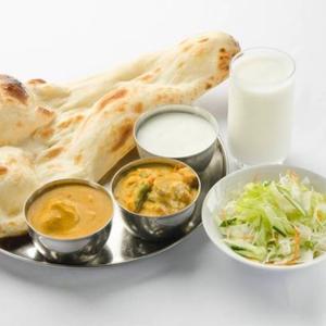 【Cセット 選べるカレー2種】ナンorライス│サラダ ランチ