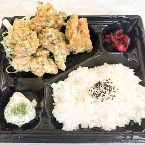 鶏天弁当(磯部揚げ)