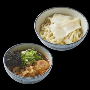 磯のり辛たまご肉汁うどん