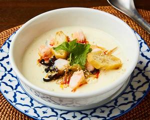 海老入鹹豆漿[シャンドゥジャン]えび入り豆乳スープ(216cc) Soy Milk Soup with Shrimp (216cc)