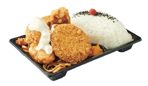 マンモス突進DX弁当(メンチカツ)