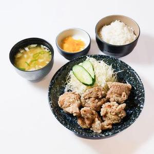 鶏もも唐揚げ定食