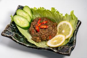 牛干しかけお茶はっぱサラダ(辛口)