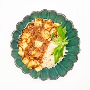 麻婆豆腐丼(玄米)
