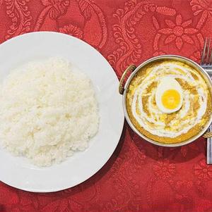 キーマエッグ カリーライス Keema egg curry rice