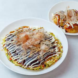 お好み焼き たこ焼き3個セット(Aセット)