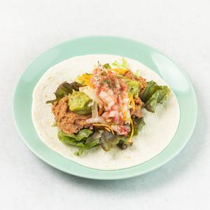 ビーンズ＆ワカモレのタコス 2個 Beans ＆ Guacamole Tacos 2p