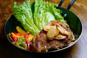 ガーリックチキンステーキグリル(120g)Grilled garlic chicken steak