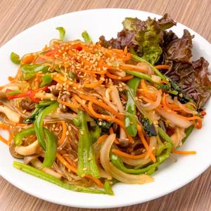 【一品人気No.2】チャプチェ(韓国はるさめ) Japchae (Korean Glass Noodles)