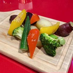 ごろごろ野菜の和風ホットサラダ Japanese-Style Hot Salad with Chunky Vegetables