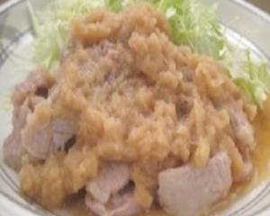 豚肉と大根おろしのうま味炒め定食