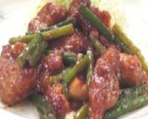 若鶏とニンニクの芽のみそ炒め定食