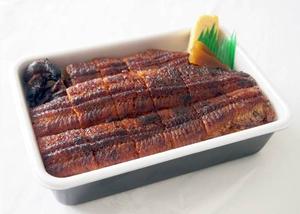 備長炭 手焼きうなぎ うなぎ弁当(上) 肝焼付き