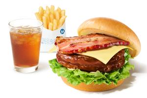 モスバーガー 【ドリンクセット】ダブルチーズベーコン テリヤキバーガー