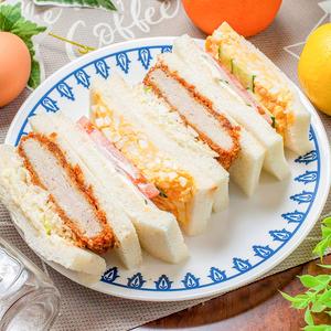 分厚いヒレカツ + 名物ミックスサンドイッチ