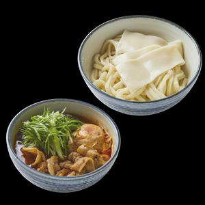 九条ネギ辛たまご肉汁うどん
