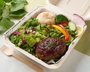 人気NO.2 特製和風ダレ 牛100%ハンバーグ  Japanese style sauce Hamburger