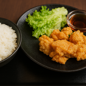 唐揚げ定食(油淋鶏ソース)