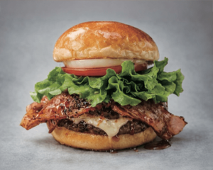 常陸牛ベーコンバーガー/Hitachi Beef Bacon Burger