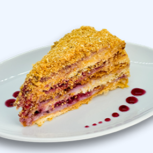 ②フルーツ入りナポレオンケーキ(FRUITS NAPOLEON CAKE)
