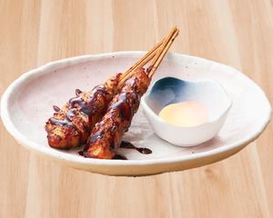 夢庵 月見つくね串(2本)(温玉)