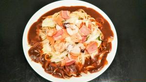 海鮮あんかけスパ