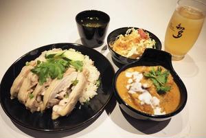カオマンガイ、マッサマンカレーWセット