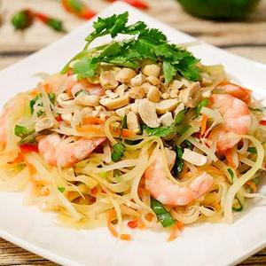 パパイヤ.海老.豚肉サラダ