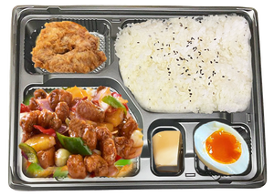 黑酢鶏弁当