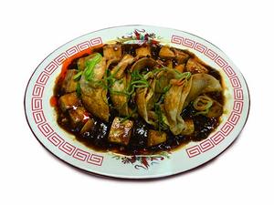 麻婆揚餃子