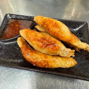 鶏皮餃子
