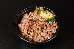 ロース・カルビ・刻みタン塩弁当 肉増し(1.5 倍盛)