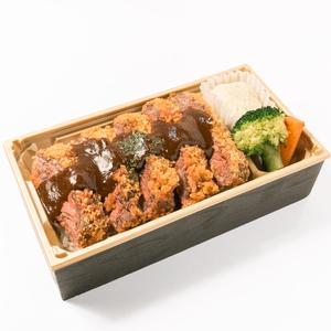 ハラミ牛カツ重