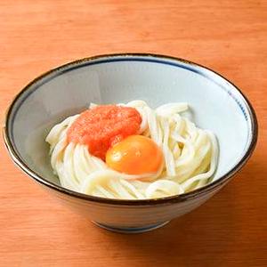 明太子釜玉うどん