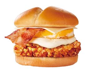 クリームクリームチーズチキン竜田バーガー