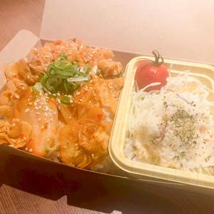 豚キムチライス ハーフ