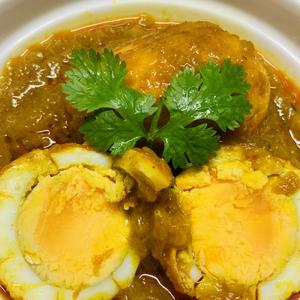 エッグ(卵)ブナ Egg Bhuna 2Pcs (Halal)
