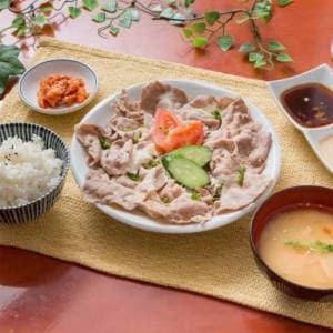 豚の冷しゃぶ定食
