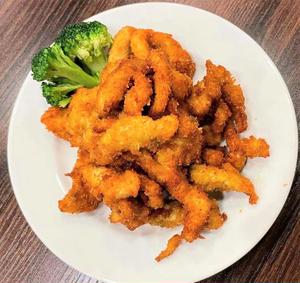 とりむねの四川風揚げ物