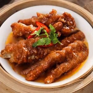 香港飲茶 107. ピリ辛うま味爆発！鳥足のチリ豆蒸し