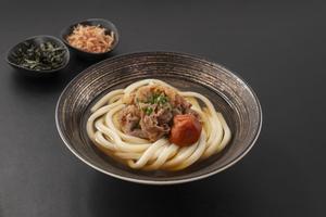 (温)黒毛和牛の極太おうどん～梅～
