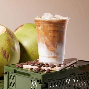 キツネのココナッツコーヒーラテ(アイス)KOKONA coffee Latte