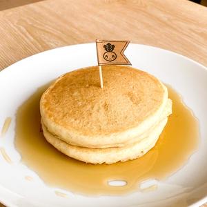 米粉とオーガニックオーツ麦粉グルテンフリーパンケーキ メープルシロップ付(1枚)