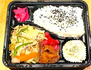 野菜炒め弁当