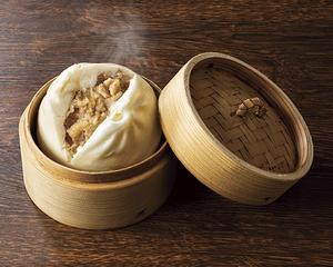 店内炊き上げ おかゆ専門店 粥餐庁(かゆさんちん) ちび肉まん