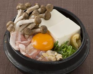 味噌きのこ純豆腐(スンドゥブ)セット